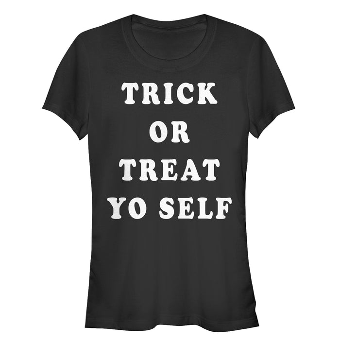 fifth sun Junior's Lost Gods Halloween Trick Or Treat Yourself T-Shirt