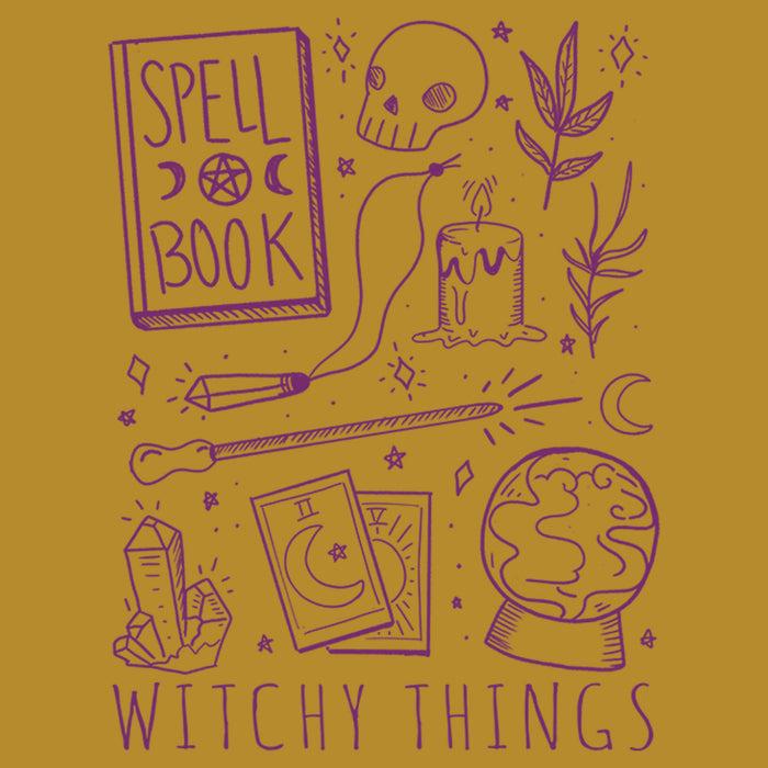 Fifth Sun Junior's Lost Gods Halloween Witchy Things Festival Muscle Tee
