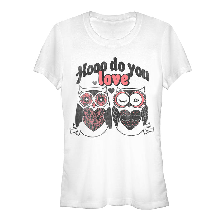 fifth sun Junior's Lost Gods Hooo Do You Love Owls T-Shirt
