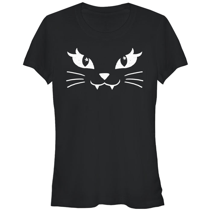 fifth sun Junior's Lost Gods Kitty Cat Face T-Shirt