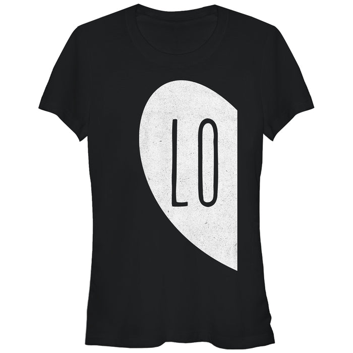 fifth sun Junior's Lost Gods LO Half Love Heart T-Shirt