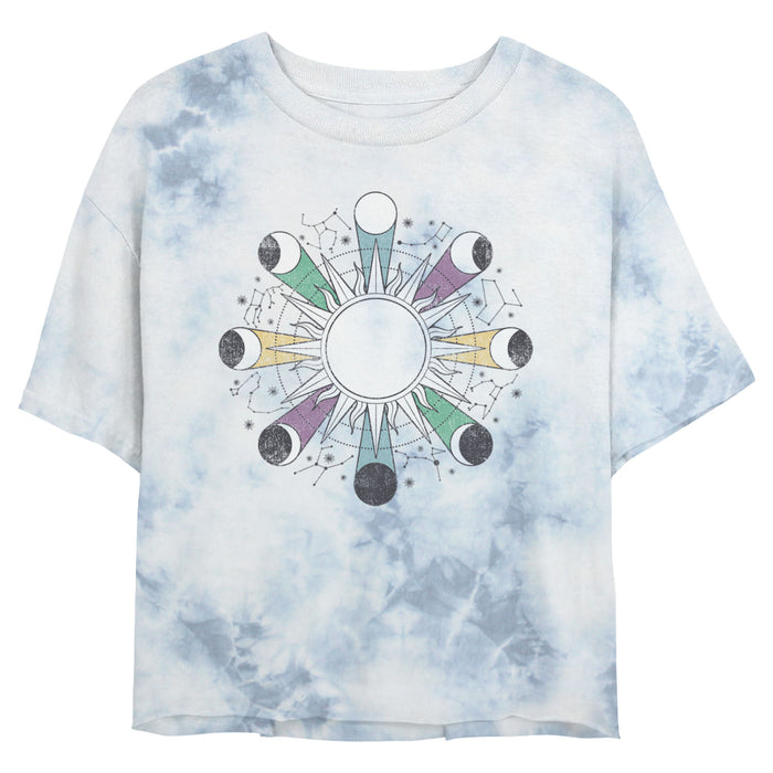fifth sun Junior's Lost Gods Lunar Phase Symbols T-Shirt