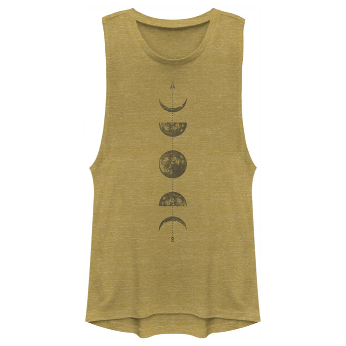 fifth sun Junior's Lost Gods Moon Phases Arrow Festival Muscle Tee
