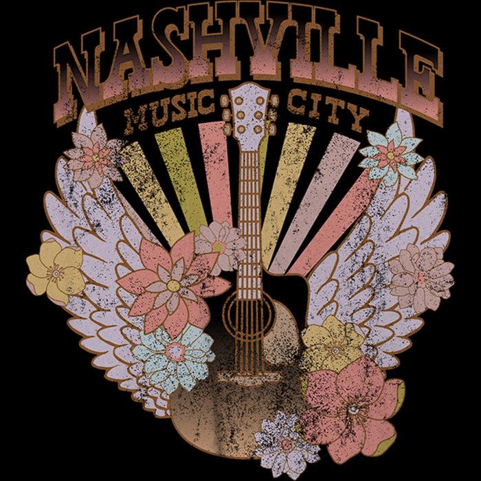 Fifth Sun Junior's Lost Gods Nashville Music City Distressed T-Shirt