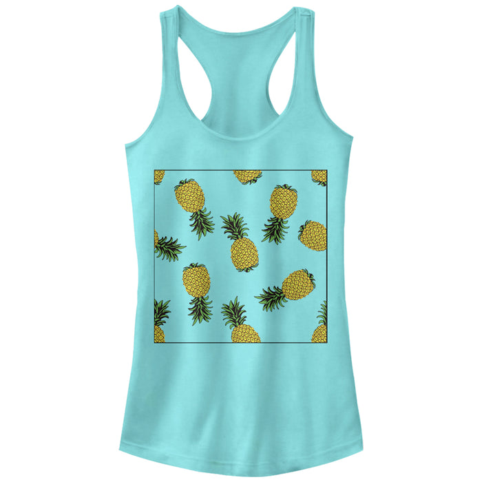 fifth sun Junior's Lost Gods Pineapple Pattern Racerback Tank Top