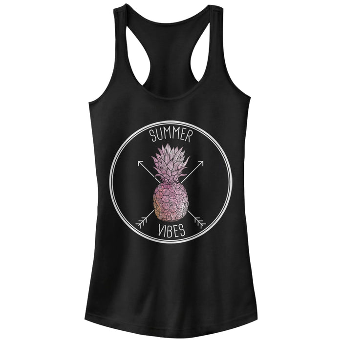 fifth sun Junior's Lost Gods Pineapple Pattern Racerback Tank Top