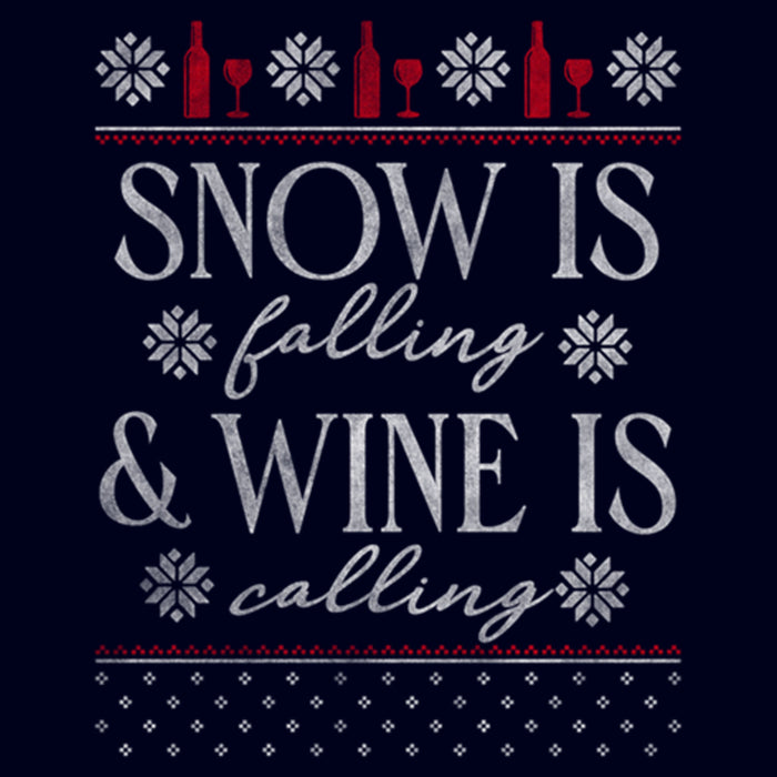 Fifth Sun Junior's Lost Gods Snow Is Falling Wine Is Calling T-Shirt