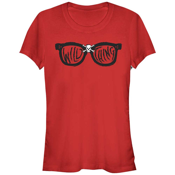 fifth sun Junior's Lost Gods Wild Thing Skull Glasses T-Shirt