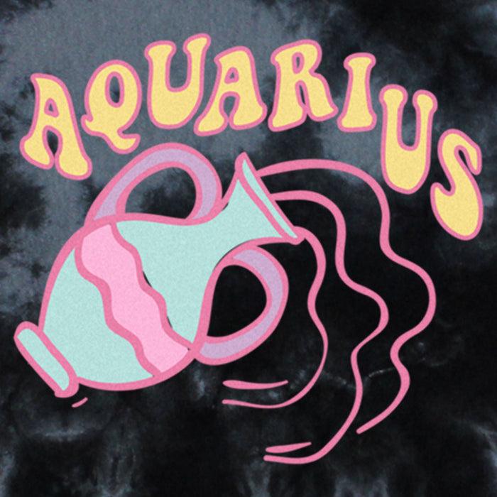 Fifth Sun Junior's Lost Gods Zodiac Aquarius Pop Symbol T-Shirt