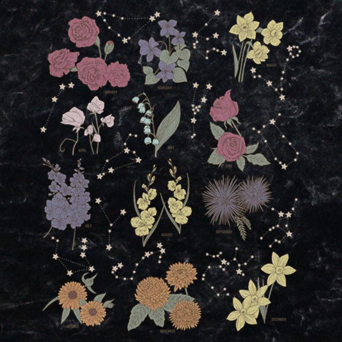 Fifth Sun Junior's Lost Gods Zodiac Birth Flower T-Shirt