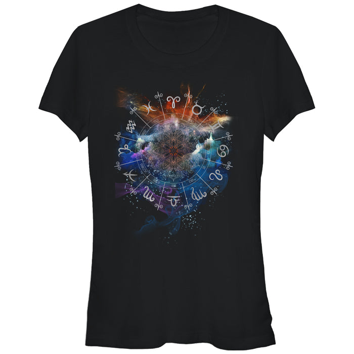 fifth sun Junior's Lost Gods Zodiac Calendar T-Shirt