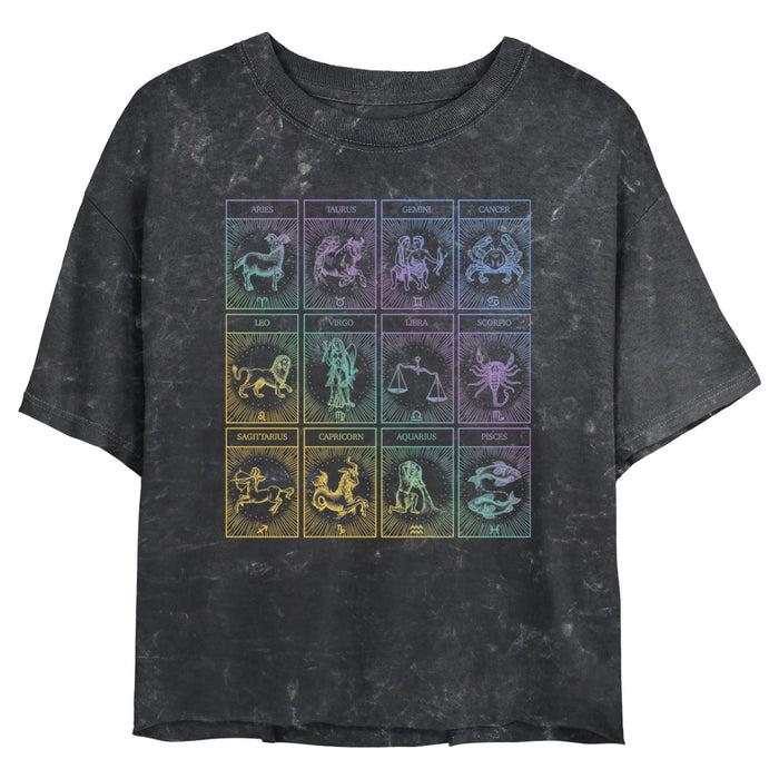 fifth sun Junior's Lost Gods Zodiac Tarot Cards T-Shirt