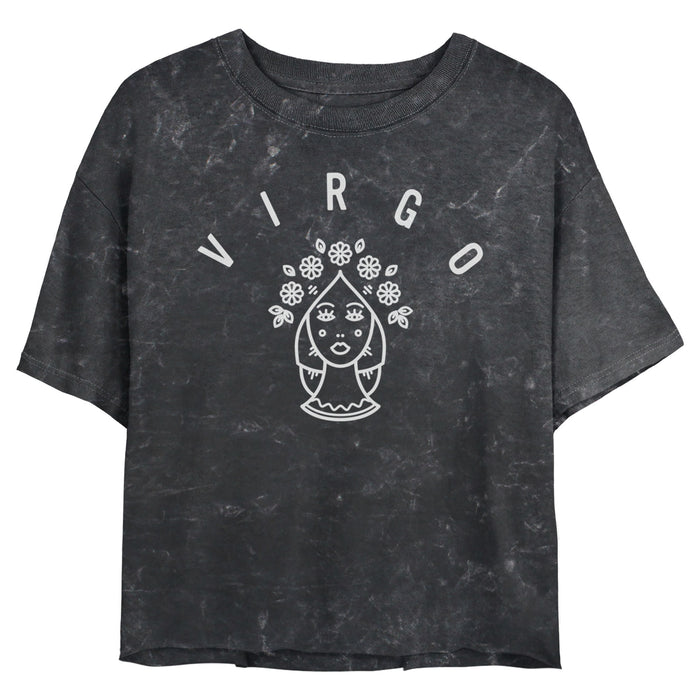 fifth sun Junior's Lost Gods Zodiac Virgo Line Art T-Shirt