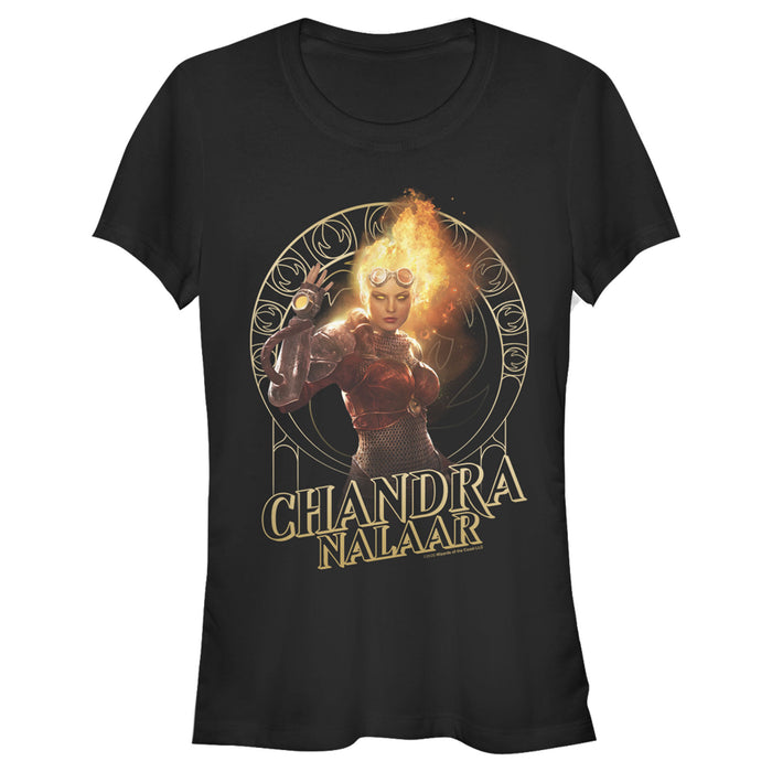 fifth sun Junior's Magic: The Gathering Chandra Nalaar Flames T-Shirt