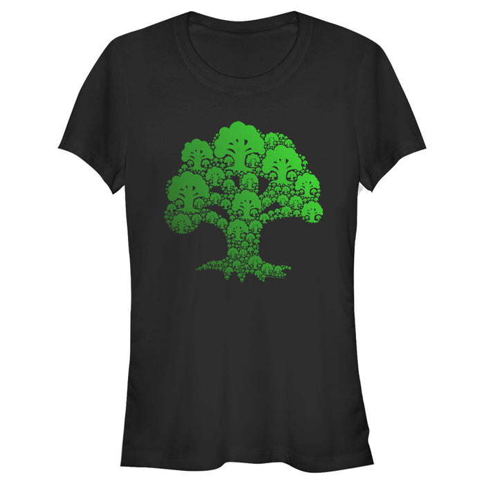 fifth sun Junior's Magic: The Gathering Mana Decorative Tree Symbol T-Shirt