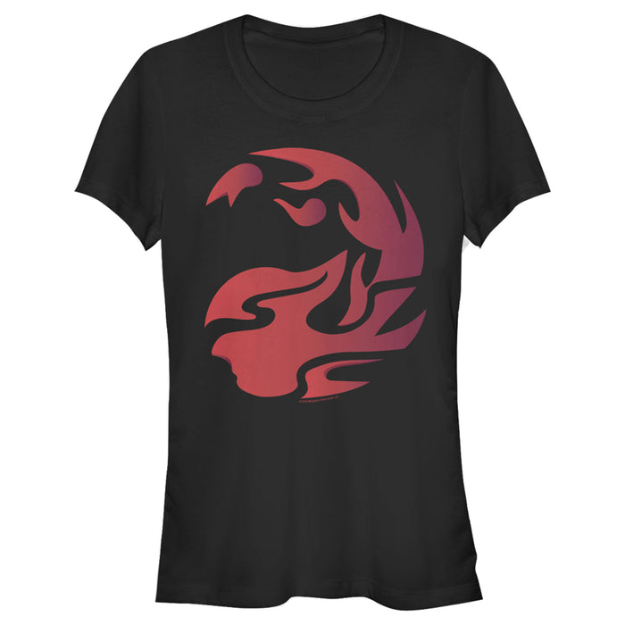 fifth sun Junior's Magic: The Gathering Mana Fireball Symbol T-Shirt