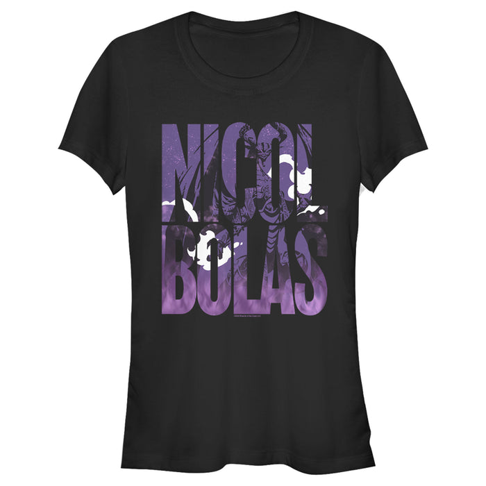 fifth sun Junior's Magic: The Gathering Nicol Bolas Text T-Shirt