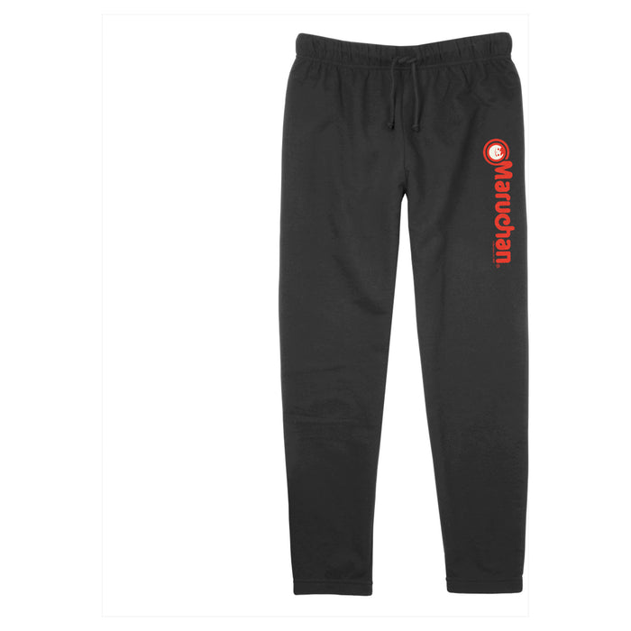 Fifth Sun Junior's Maruchan Red Mascot Logo Jogger Pants