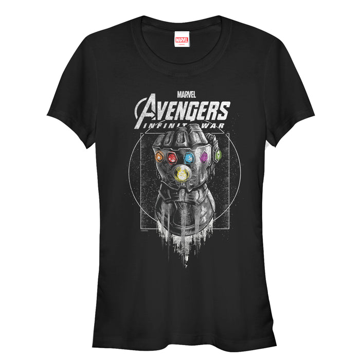 fifth sun Junior's Marvel Avengers: Avengers: Infinity War Gauntlet Drip T-Shirt