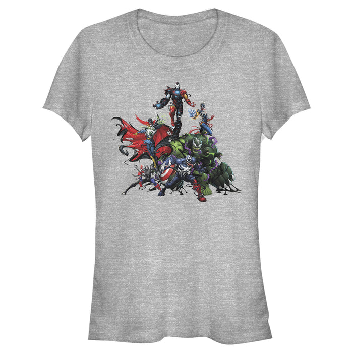 fifth sun Junior's Marvel Avengers Character Melee T-Shirt