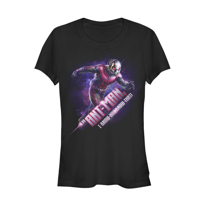 fifth sun Junior's Marvel Avengers: Endgame Ant-Man Know Quote T-Shirt