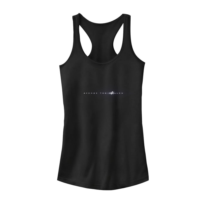 fifth sun Junior's Marvel Avengers: Endgame Avenge the Fallen Racerback Tank Top