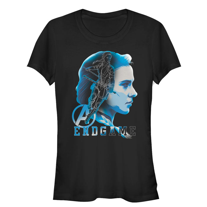 fifth sun Junior's Marvel Avengers: Endgame Black Widow Profile T-Shirt