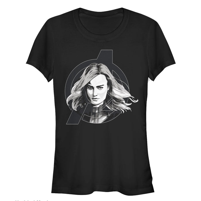 fifth sun Junior's Marvel Avengers: Endgame Captain Marvelscale T-Shirt