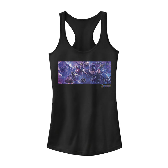 fifth sun Junior's Marvel Avengers: Endgame Epic Poster Racerback Tank Top