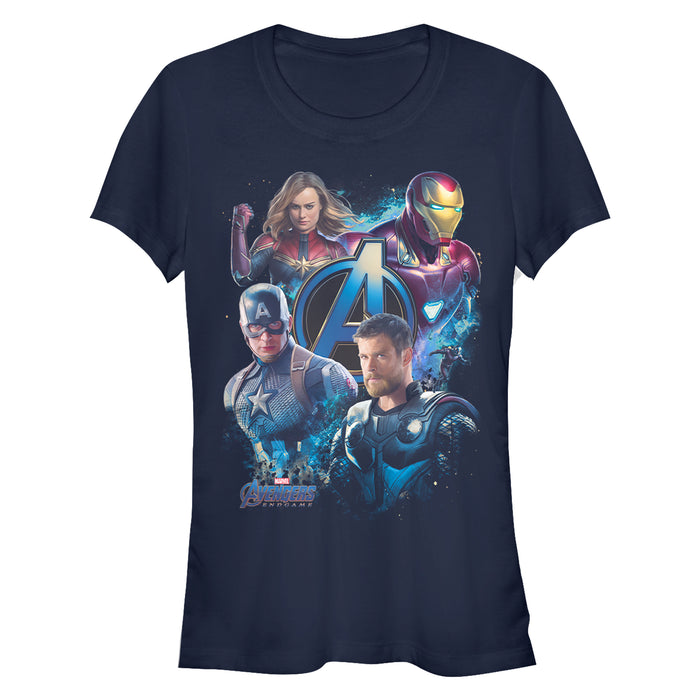 fifth sun Junior's Marvel Avengers: Endgame Four Heroes T-Shirt