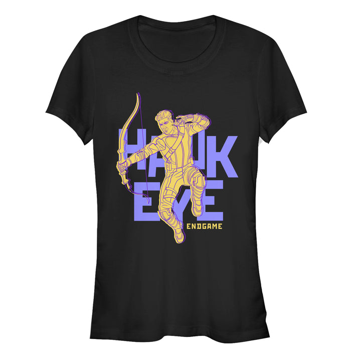 fifth sun Junior's Marvel Avengers: Endgame Hawkeye Pop Art T-Shirt