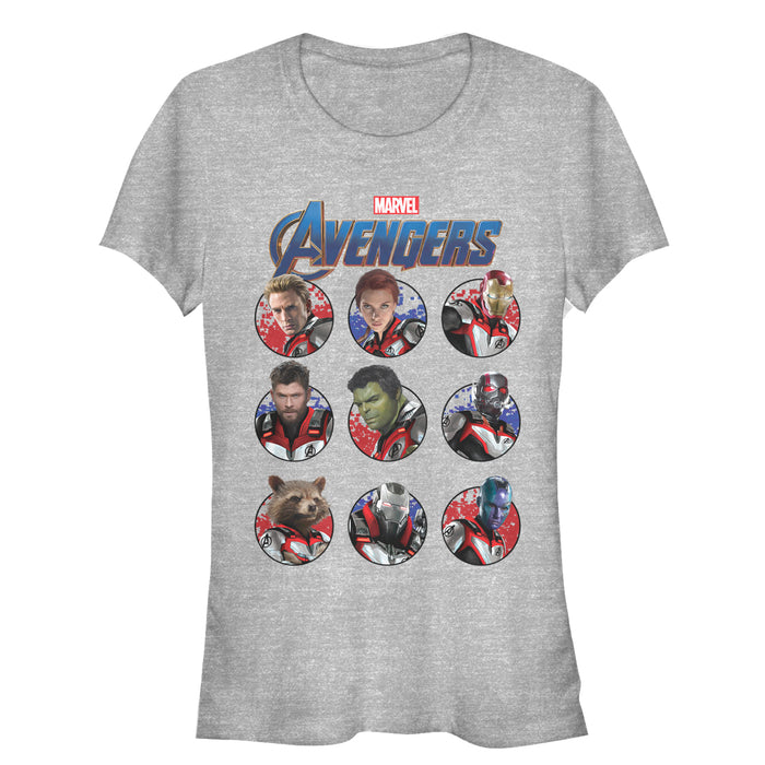 fifth sun Junior's Marvel Avengers: Endgame Hero Circles T-Shirt