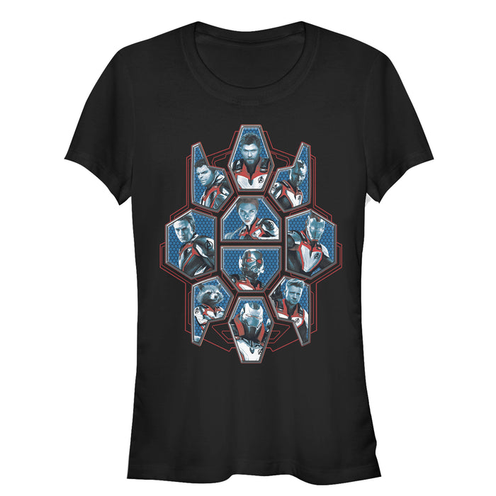 fifth sun Junior's Marvel Avengers: Endgame Hero Honeycomb T-Shirt