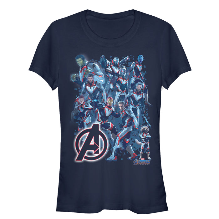 fifth sun Junior's Marvel Avengers: Endgame Hero Huddle T-Shirt