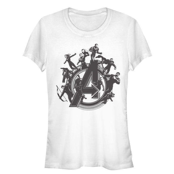 fifth sun Junior's Marvel Avengers: Endgame Hero Logo T-Shirt