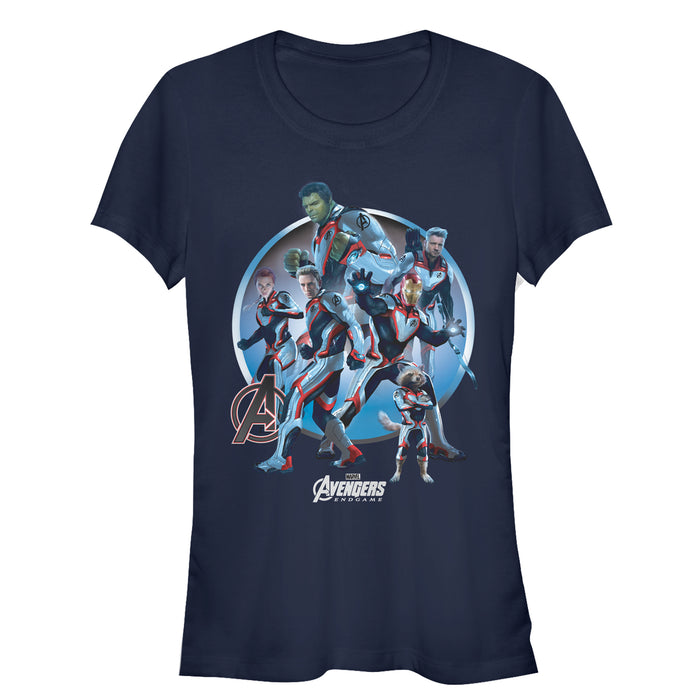 fifth sun Junior's Marvel Avengers: Endgame Heroic Circle T-Shirt