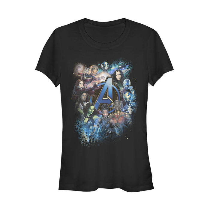 fifth sun Junior's Marvel Avengers: Endgame Heroine Poster T-Shirt