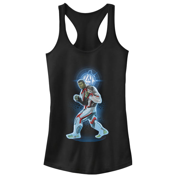 fifth sun Junior's Marvel Avengers: Endgame Hulk Quantum Ready Racerback Tank Top