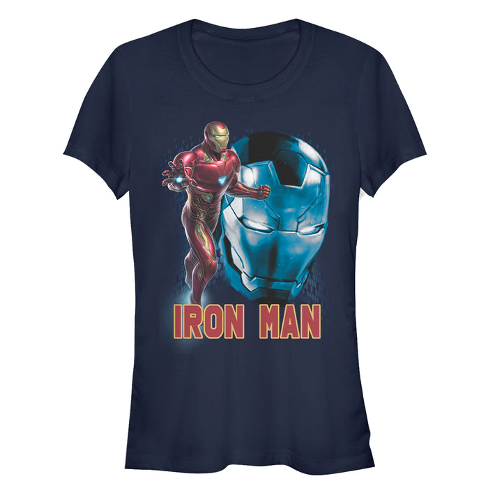 fifth sun Junior's Marvel Avengers: Endgame Iron Man Helmet T-Shirt