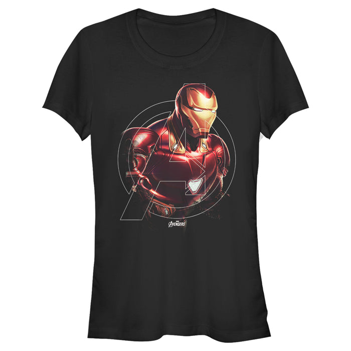 fifth sun Junior's Marvel Avengers: Endgame Iron Man Portrait T-Shirt