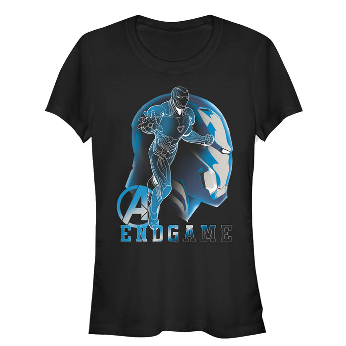 fifth sun Junior's Marvel Avengers: Endgame Iron Man Profile T-Shirt