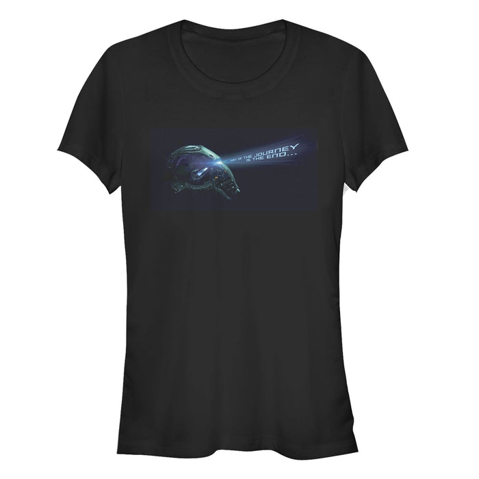 fifth sun Junior's Marvel Avengers: Endgame Iron Man's Final Message T-Shirt