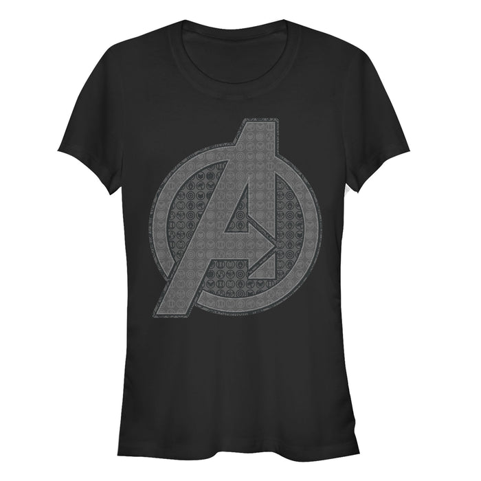 fifth sun Junior's Marvel Avengers: Endgame Logo Icon Tiles T-Shirt