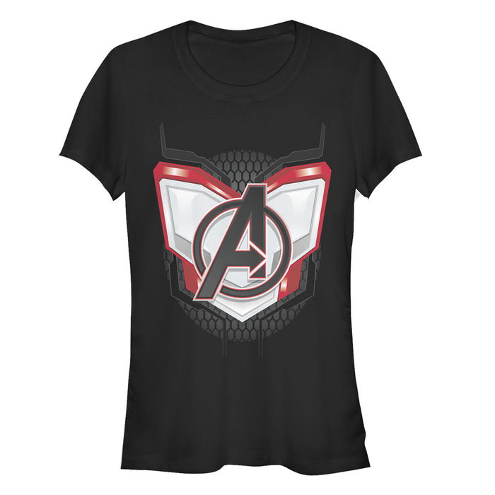 fifth sun Junior's Marvel Avengers: Endgame Logo Quantum Suit T-Shirt