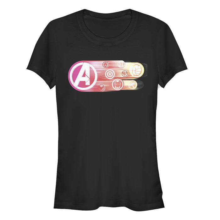 fifth sun Junior's Marvel Avengers: Endgame Logo Swipe Button T-Shirt