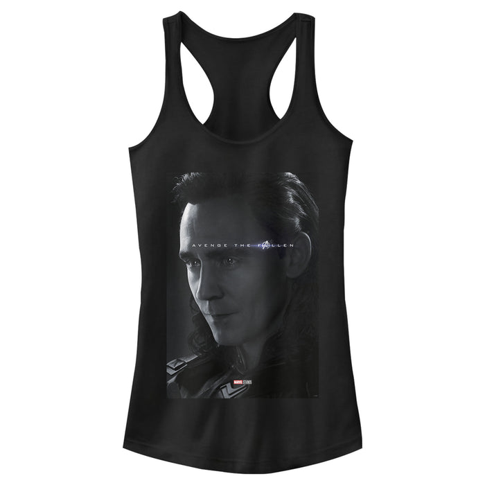 Fifth Sun Junior's Marvel Avengers: Endgame Loki Poster Racerback Tank Top