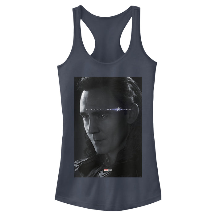 fifth sun Junior's Marvel Avengers: Endgame Loki Poster Racerback Tank Top