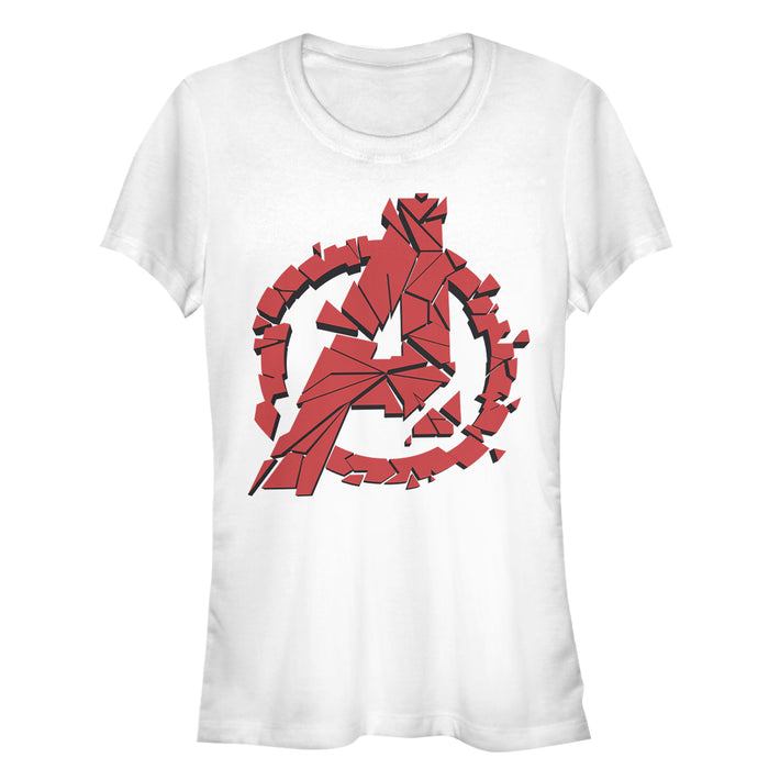 fifth sun Junior's Marvel Avengers: Endgame Shatter Logo T-Shirt
