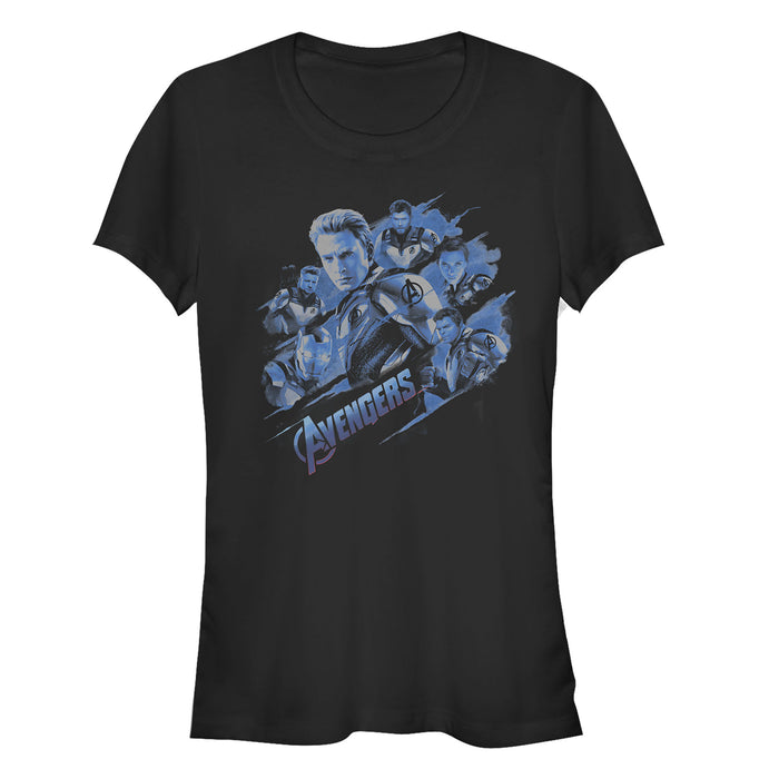 fifth sun Junior's Marvel Avengers: Endgame Smokey Captain America T-Shirt