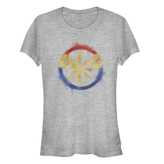 fifth sun Junior's Marvel Avengers: Endgame Smudged Captain Marvel T-Shirt